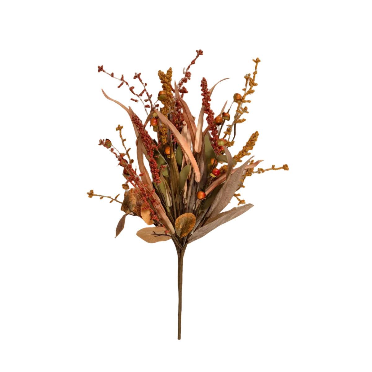 Heather Mixed Berries Stem 19"