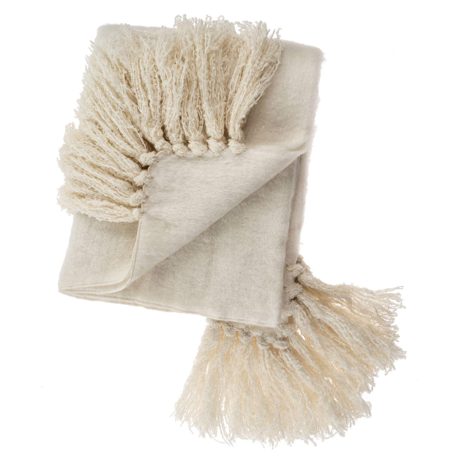 Wool Blend Throw Blanket