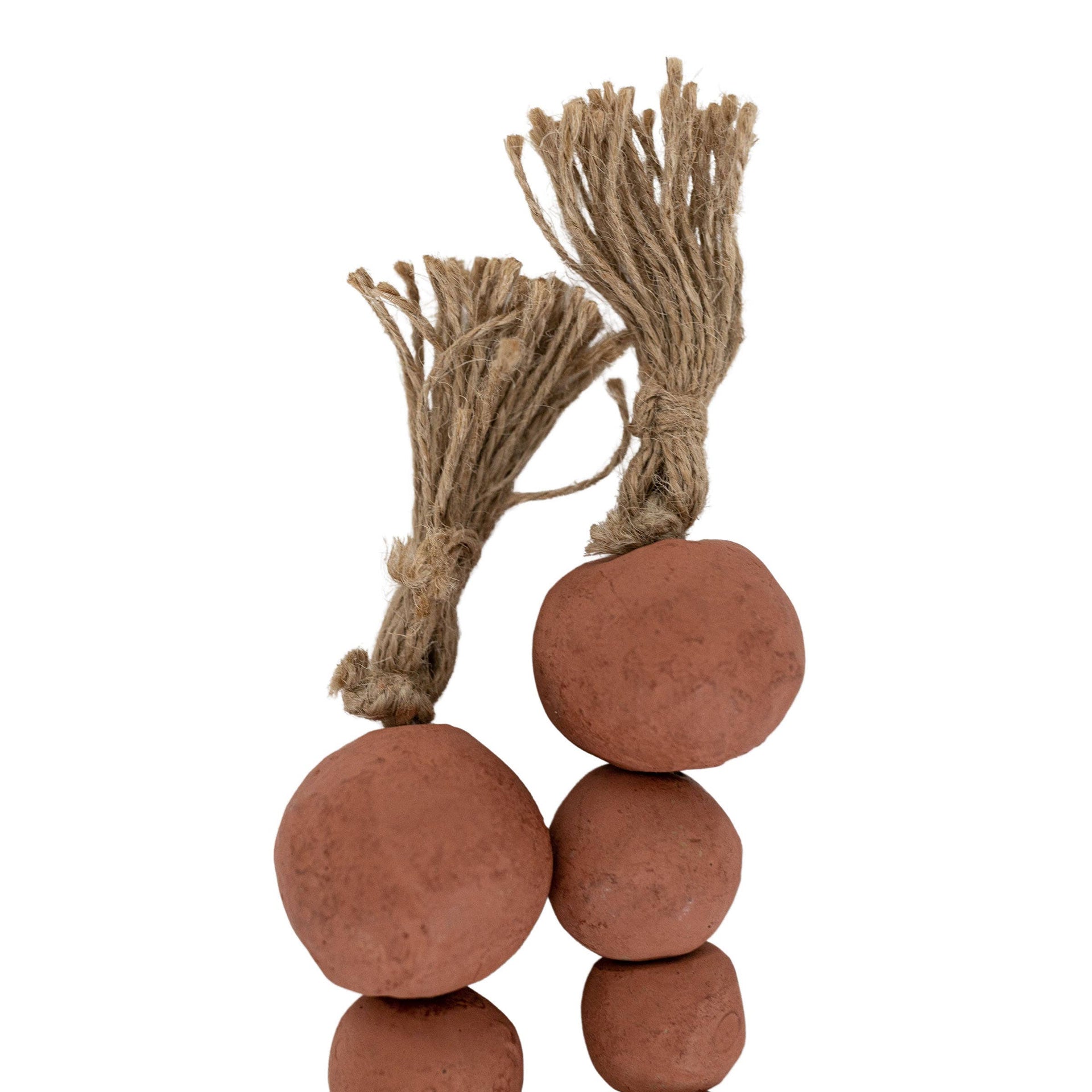 Beads Garland Terracotta & Jute