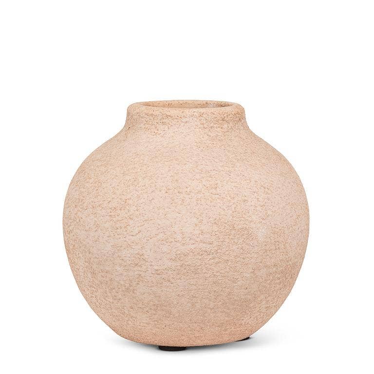 Coarse Texture Vase 4" Beige