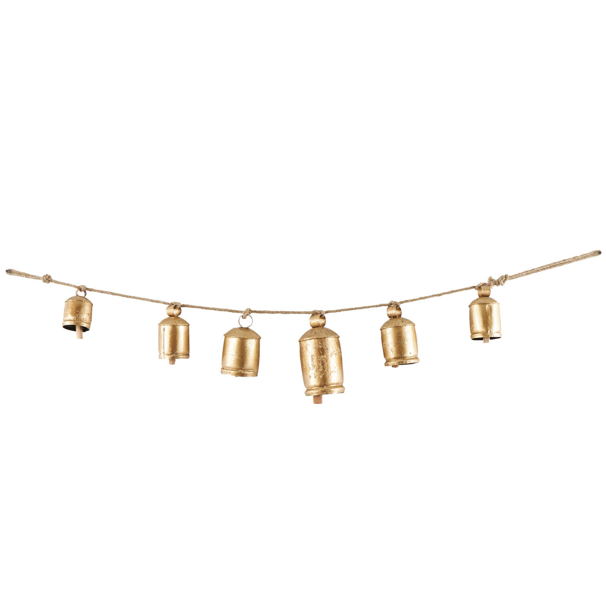 Gold Decorative Cow Bell Garland
