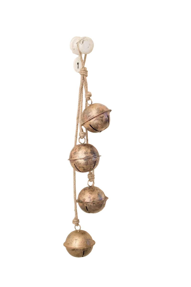 STRING OF BRASS FINISH BELLS
