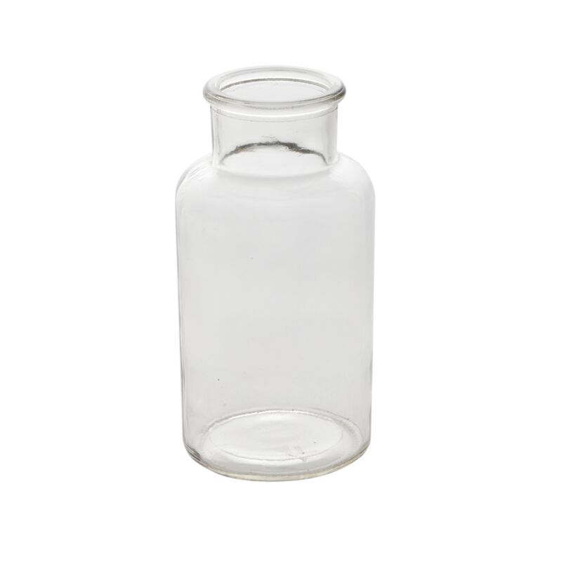 Glass Bottle Vase 8"