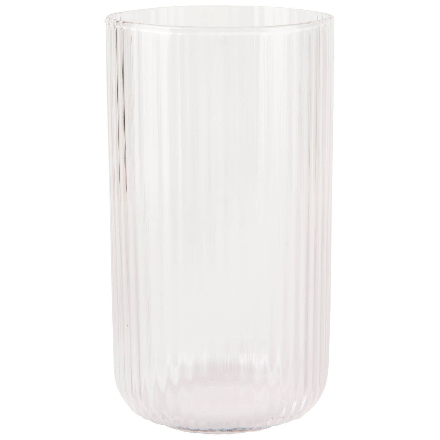 Handblown Fluted Tumbler 17oz