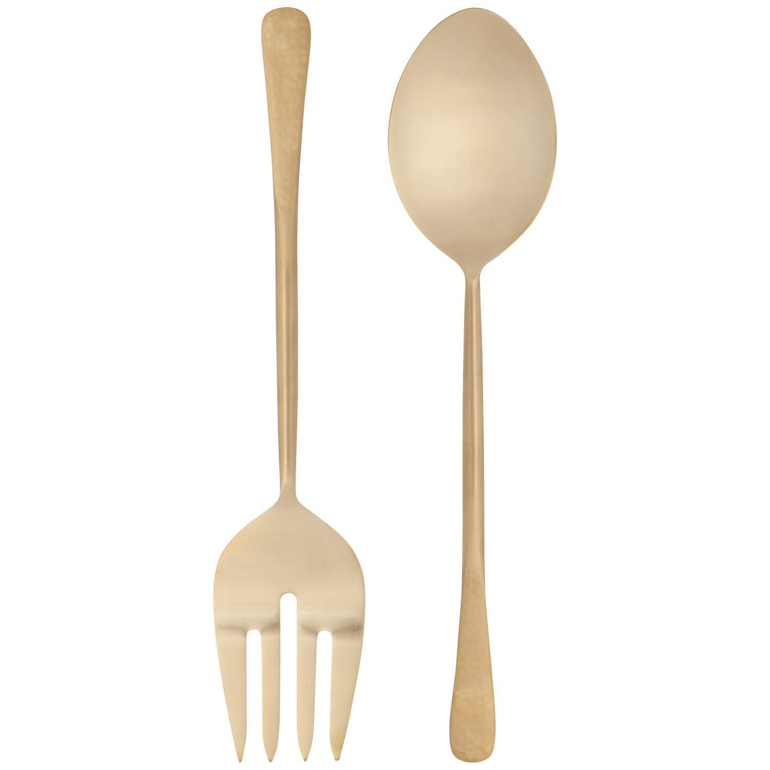 Salad Server Set Gold Stainless Steel