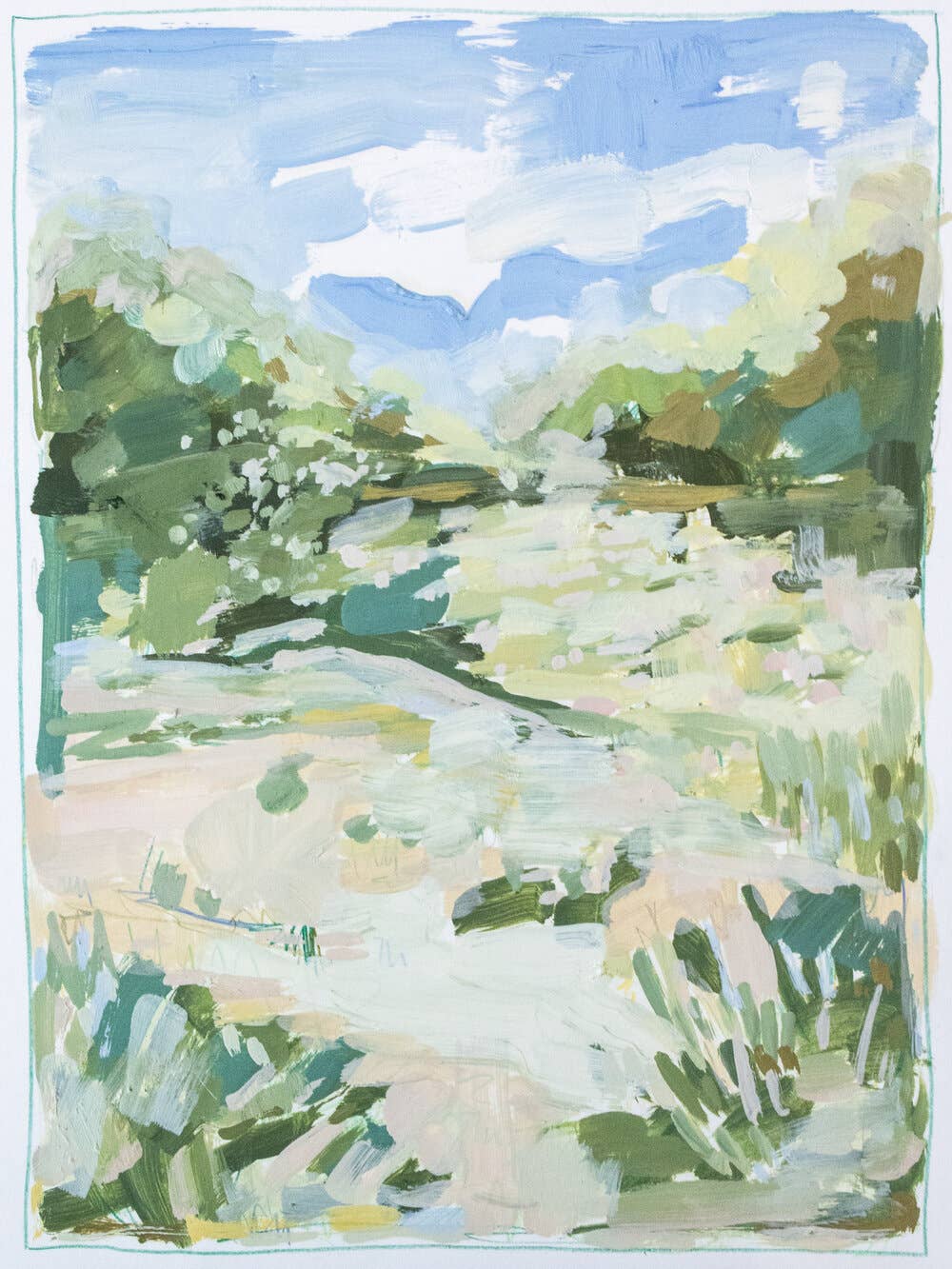 Lush Vertical Print 9x12