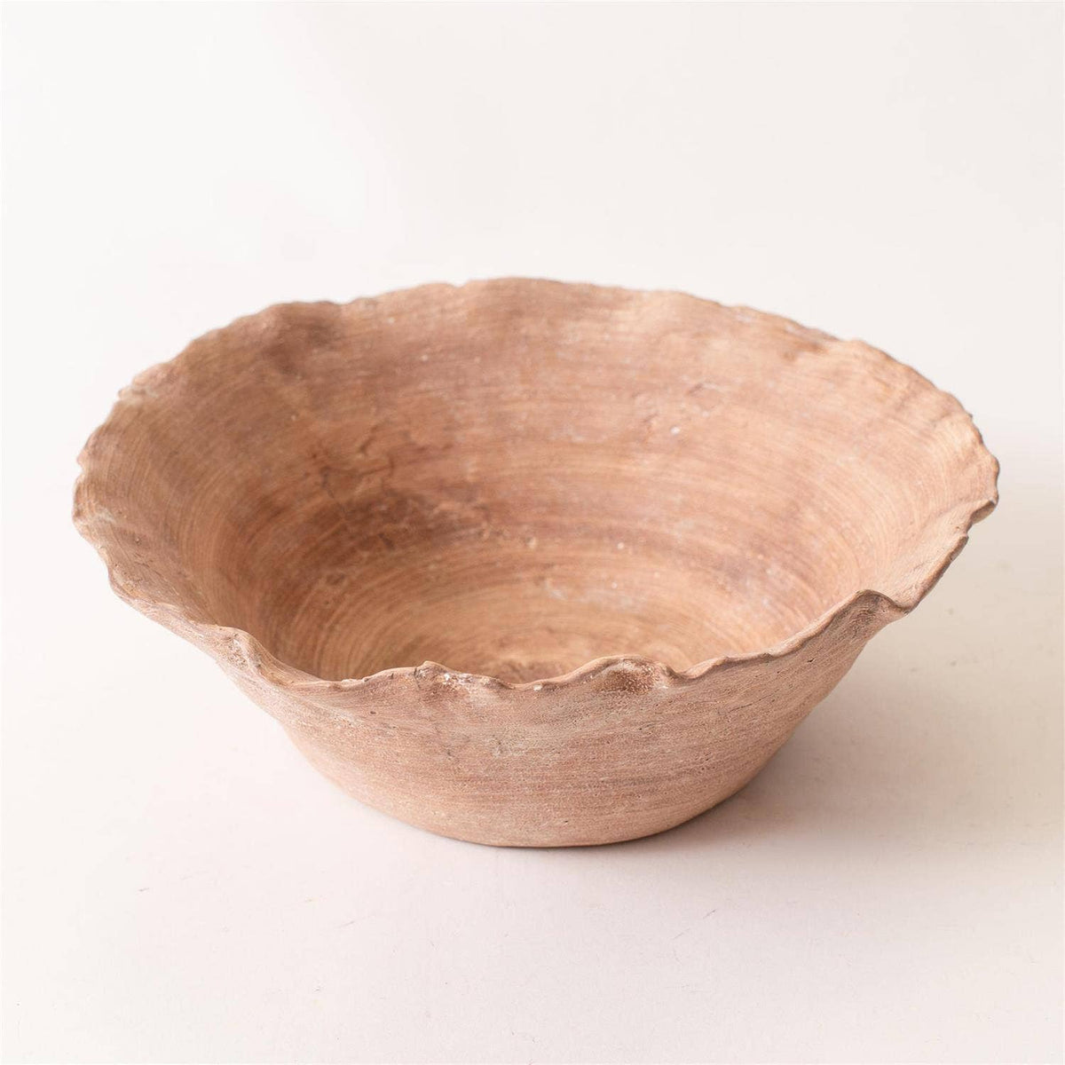 Stoneware Neutral Serving Bowl