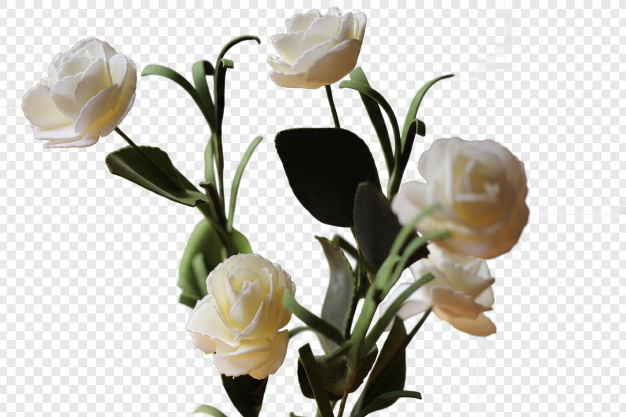 Handmade Artificial Camellia Flower Stem