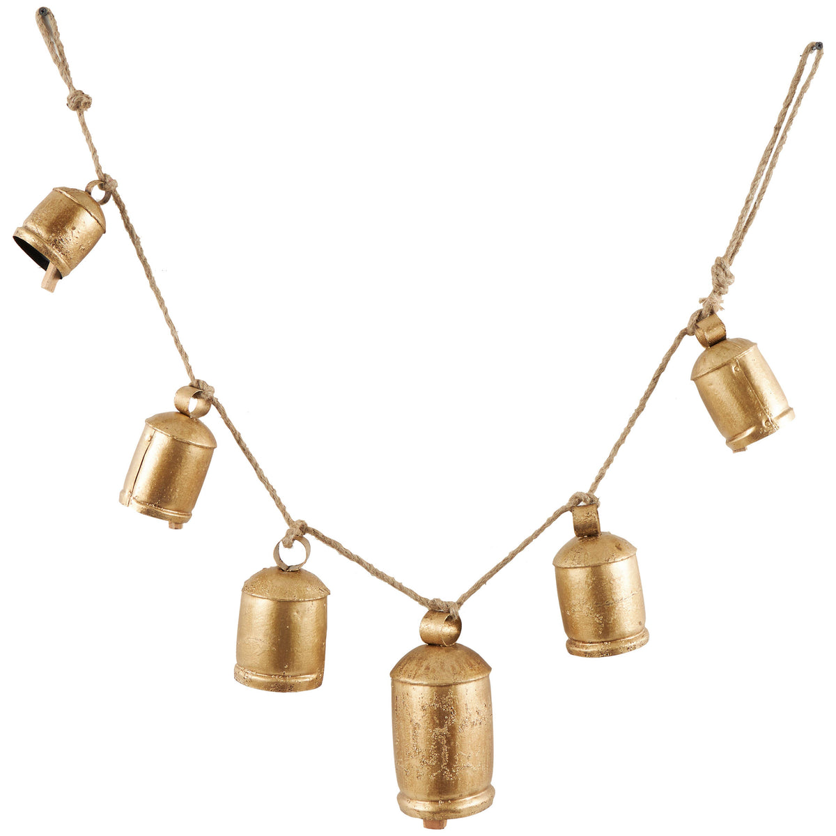 Gold Decorative Cow Bell Garland