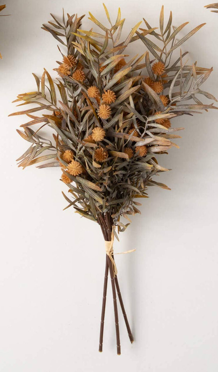 Fall Mixed Grass Bush Yellow/Orange