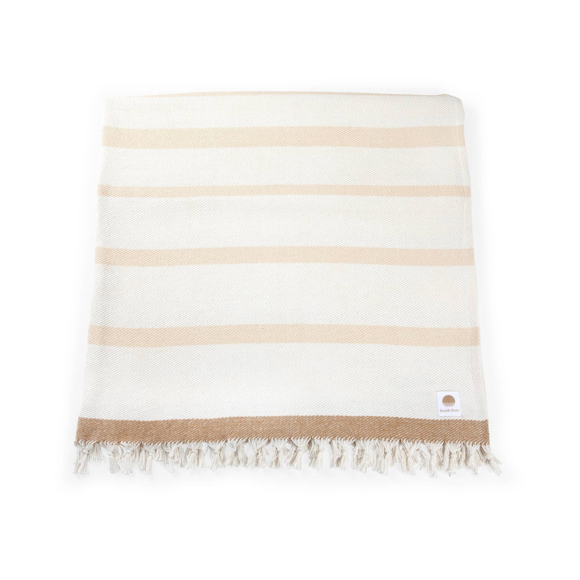 Beach/Lake Blanket Driftwood Stripe