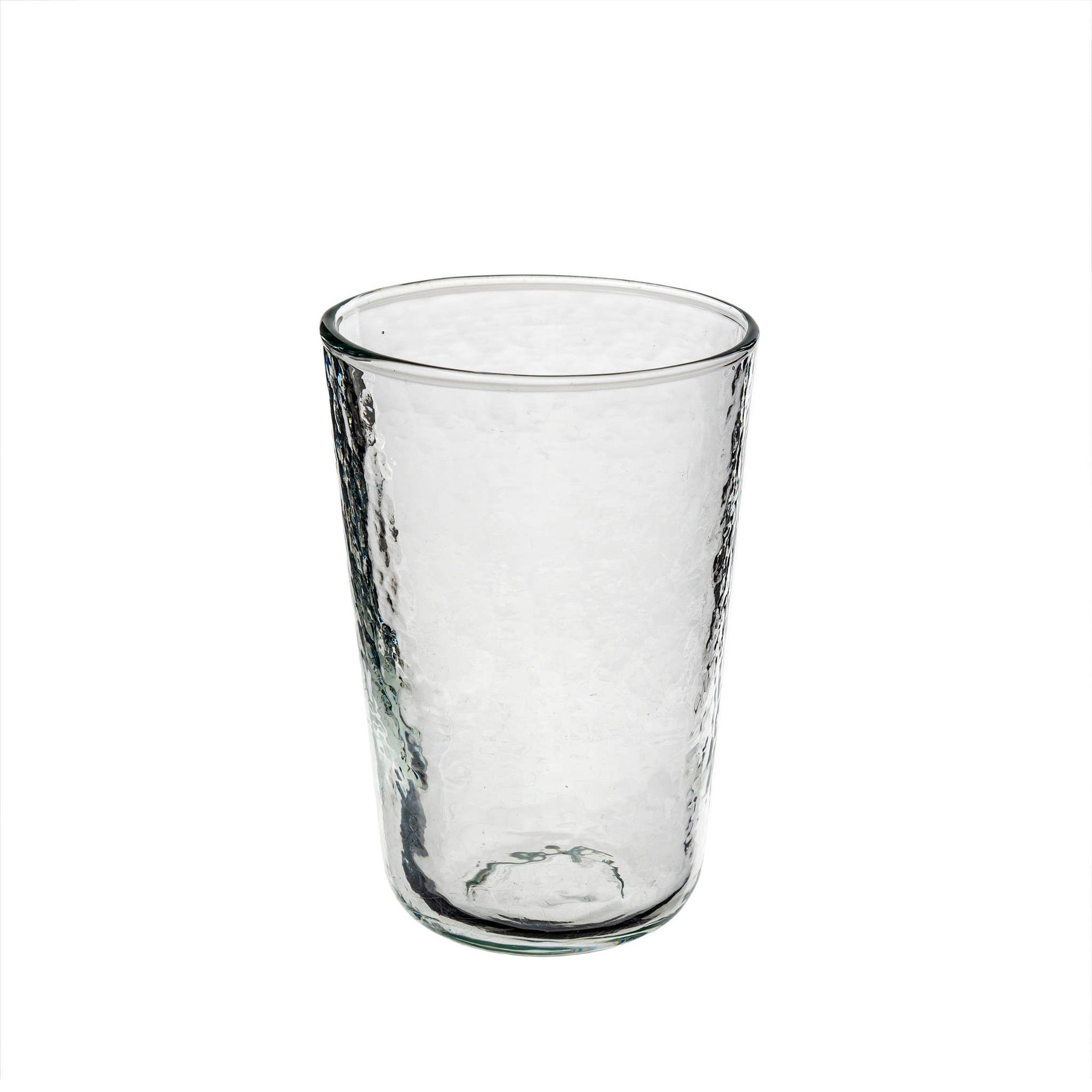Mouth Blown Tumbler Rippled Texture