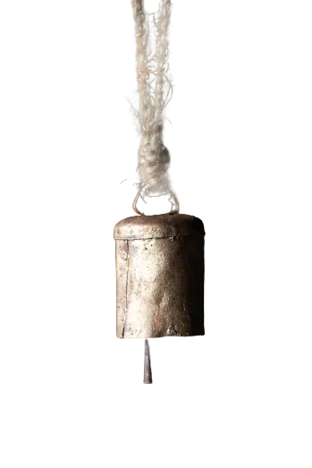 Barrel Iron Bell Ornament Mini