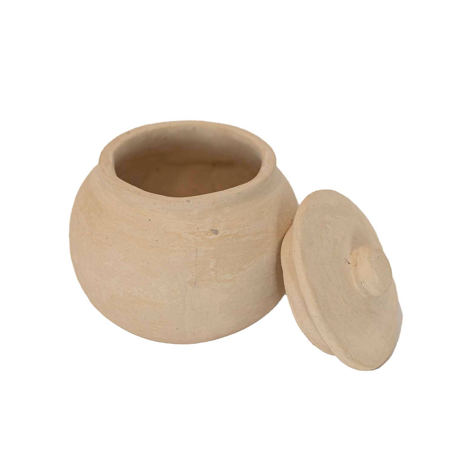 Storage Container Cream Paper Mache