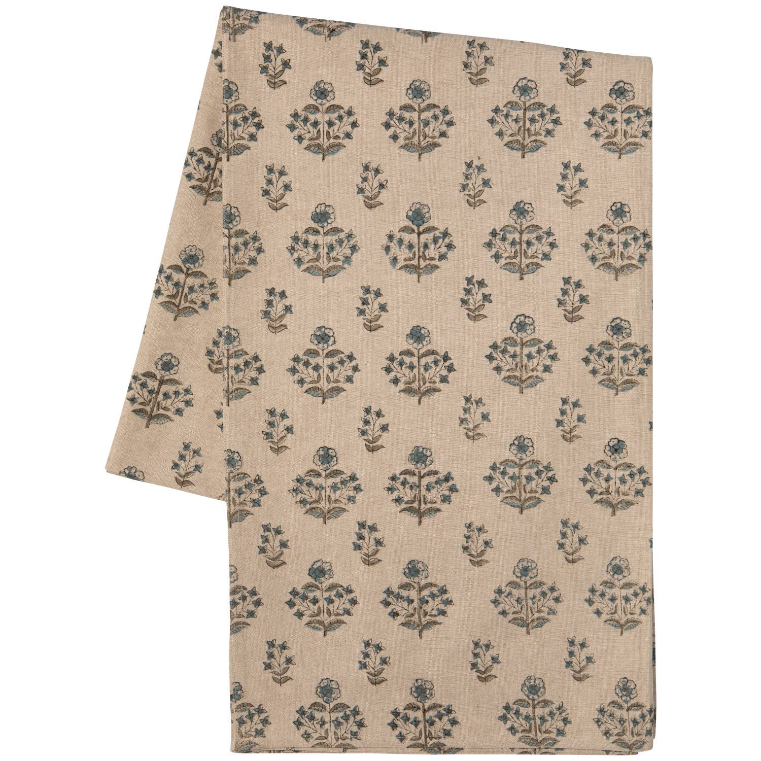 Block Print Tablecloth 60x90" Handmade