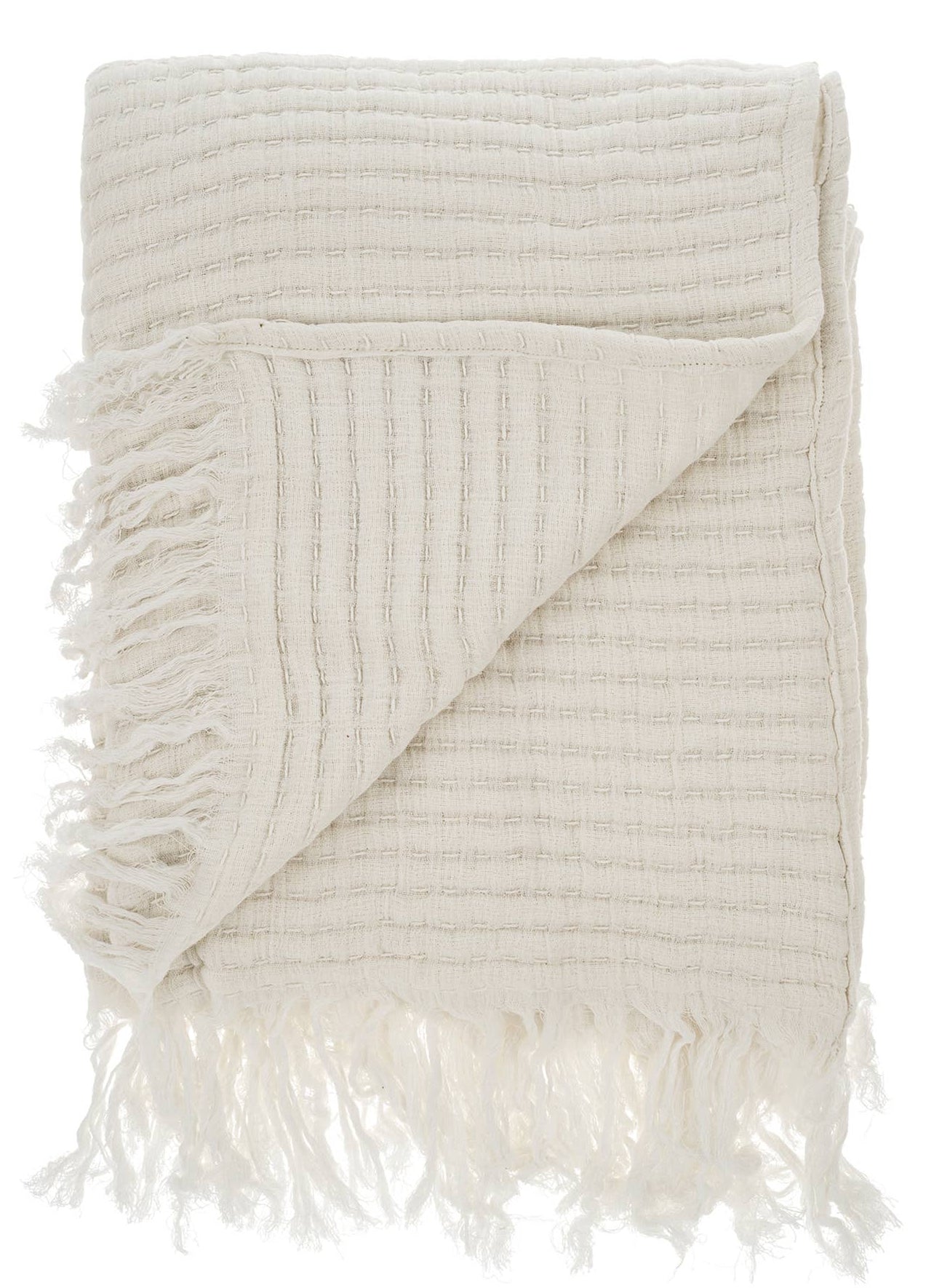 Stone-Washed Cotton Voile Handmade Blanket