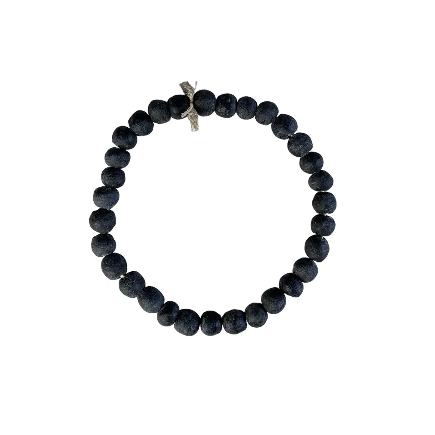 African Dark Matte Glass Beads