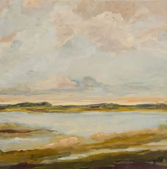 11x14 Beckoning SR Art & Walnut Glass Frame