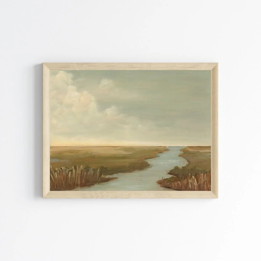 11x14 Boundary Lines & Oak Frame