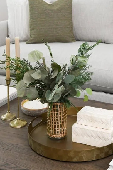 Glass Rattan Vase