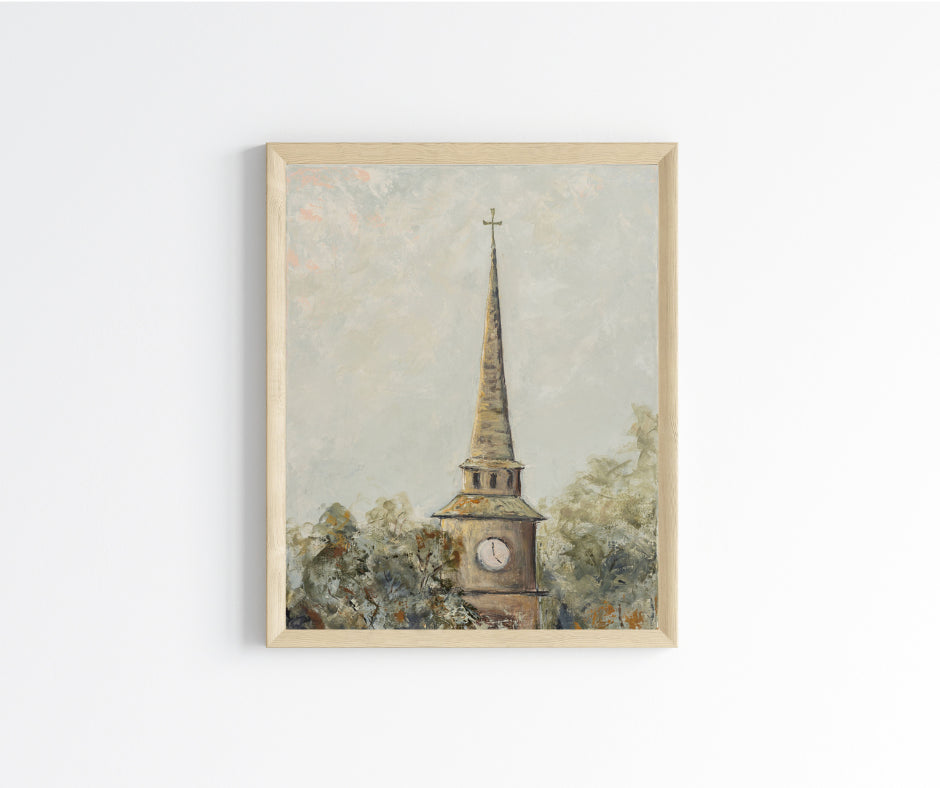 8x10 Grace in the Grove & Oak Frame