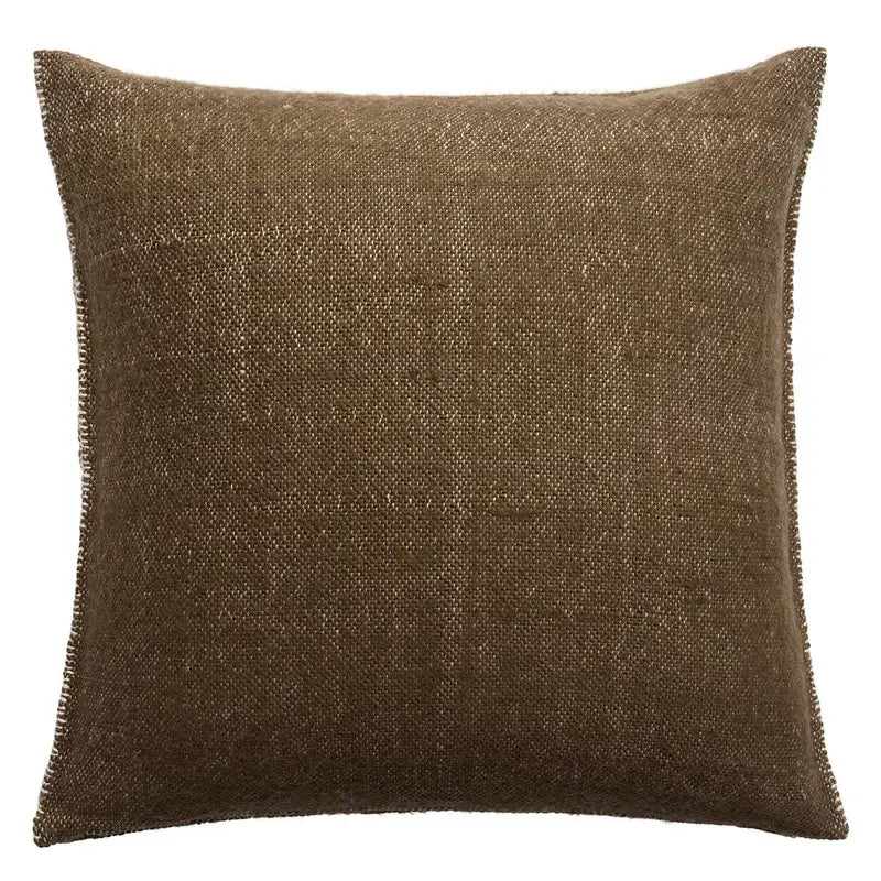 Pillow Dark Brown Wool Down