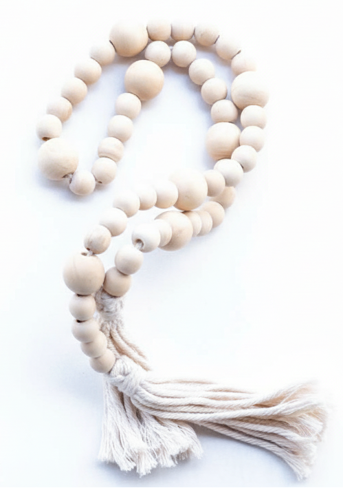 Natural Wood Decorative Beads