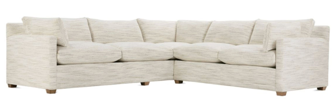 Sylvie Quick Ship 2-Piece Sectional