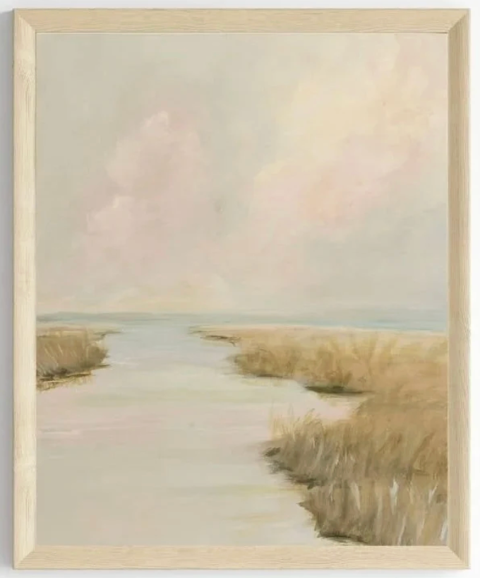 Salt Marsh & Oak Frame 8x10