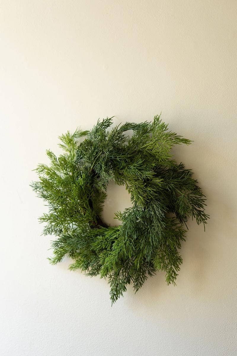 CEDAR WREATH Small 16"