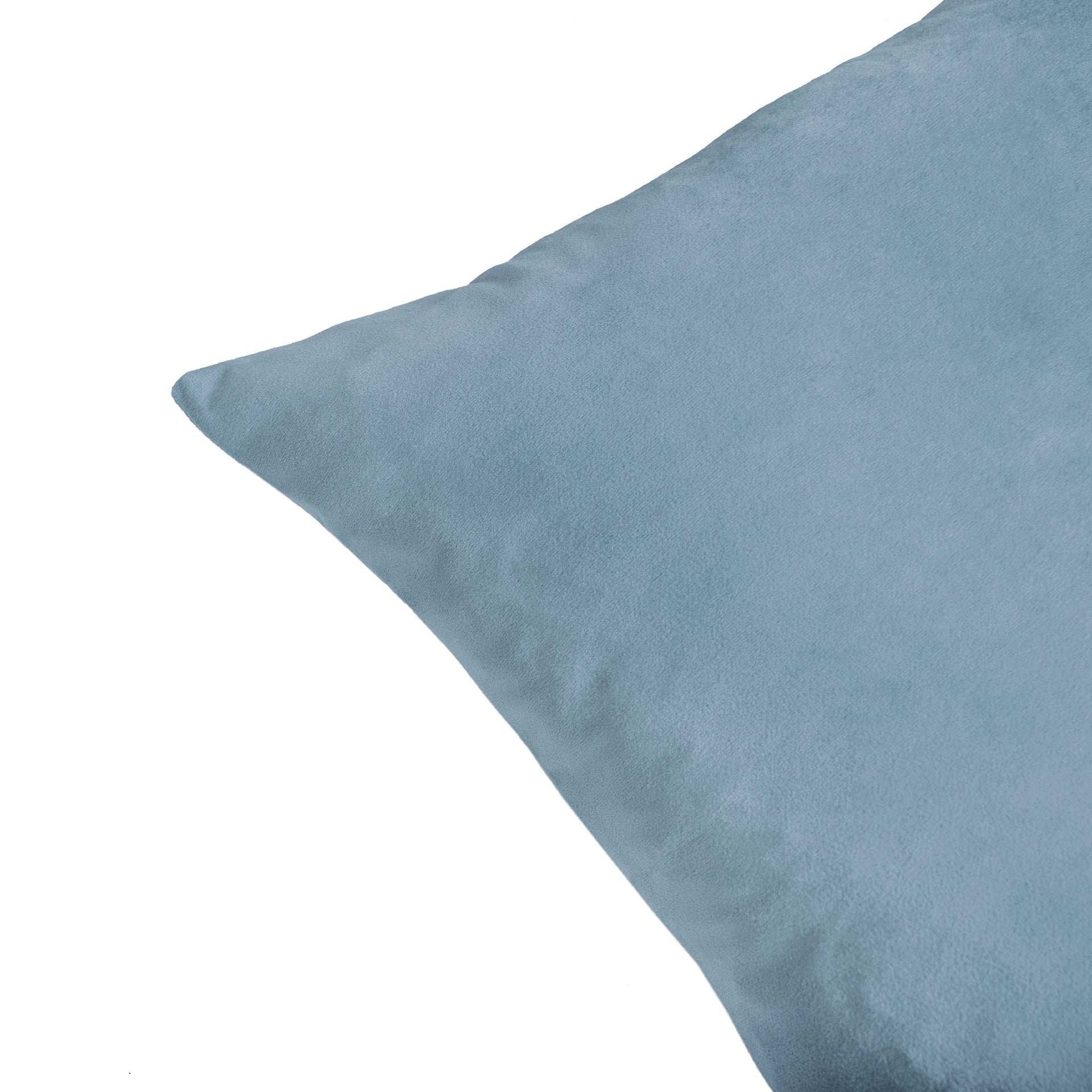 Pillow Stone Blue Velvet