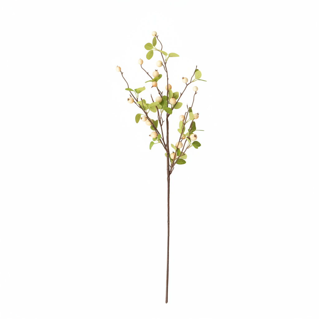Cream Berry Spray 40"