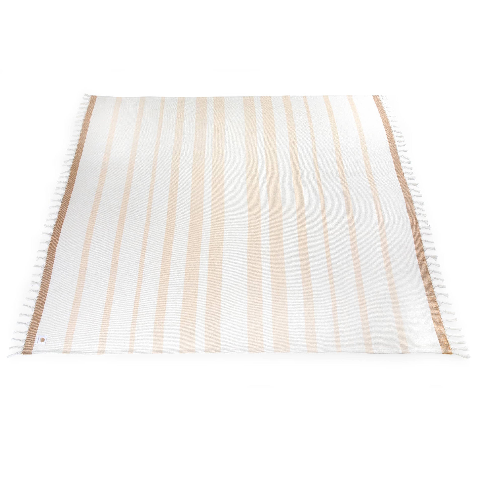 Beach/Lake Blanket Driftwood Stripe