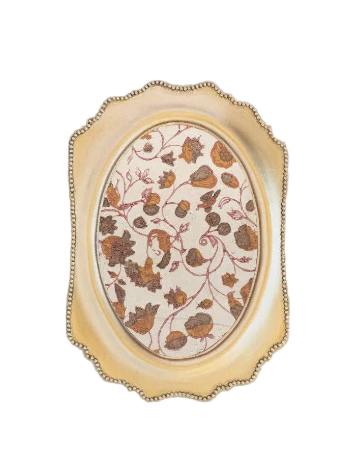 Frame Gold Dots Curved Edges 8x10