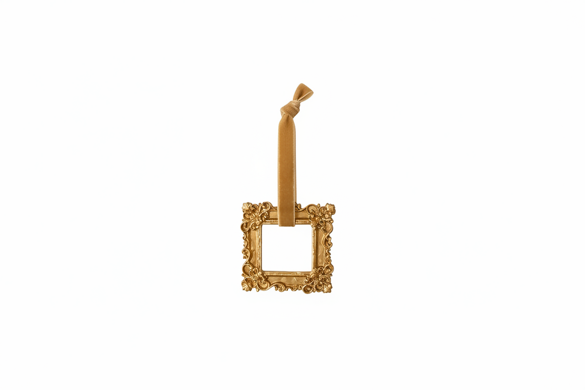 Gold Frame Ornament (sold separately)