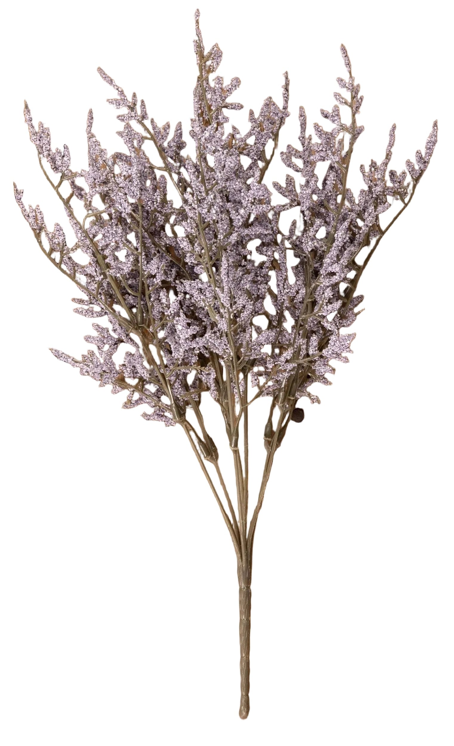 Faux Purple Dance Bush Stems 14.5"