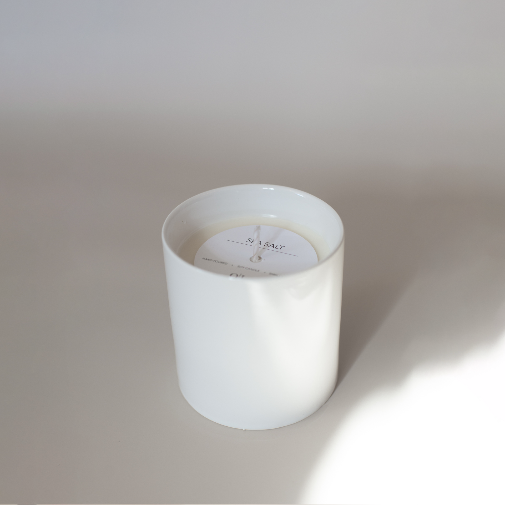 White Ceramic Candle Toasted Pumpkin Latte