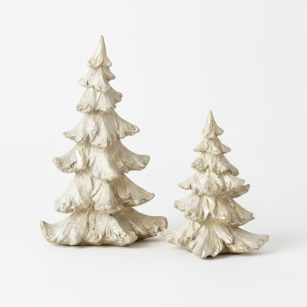 Trees Champagne Shimmer Set