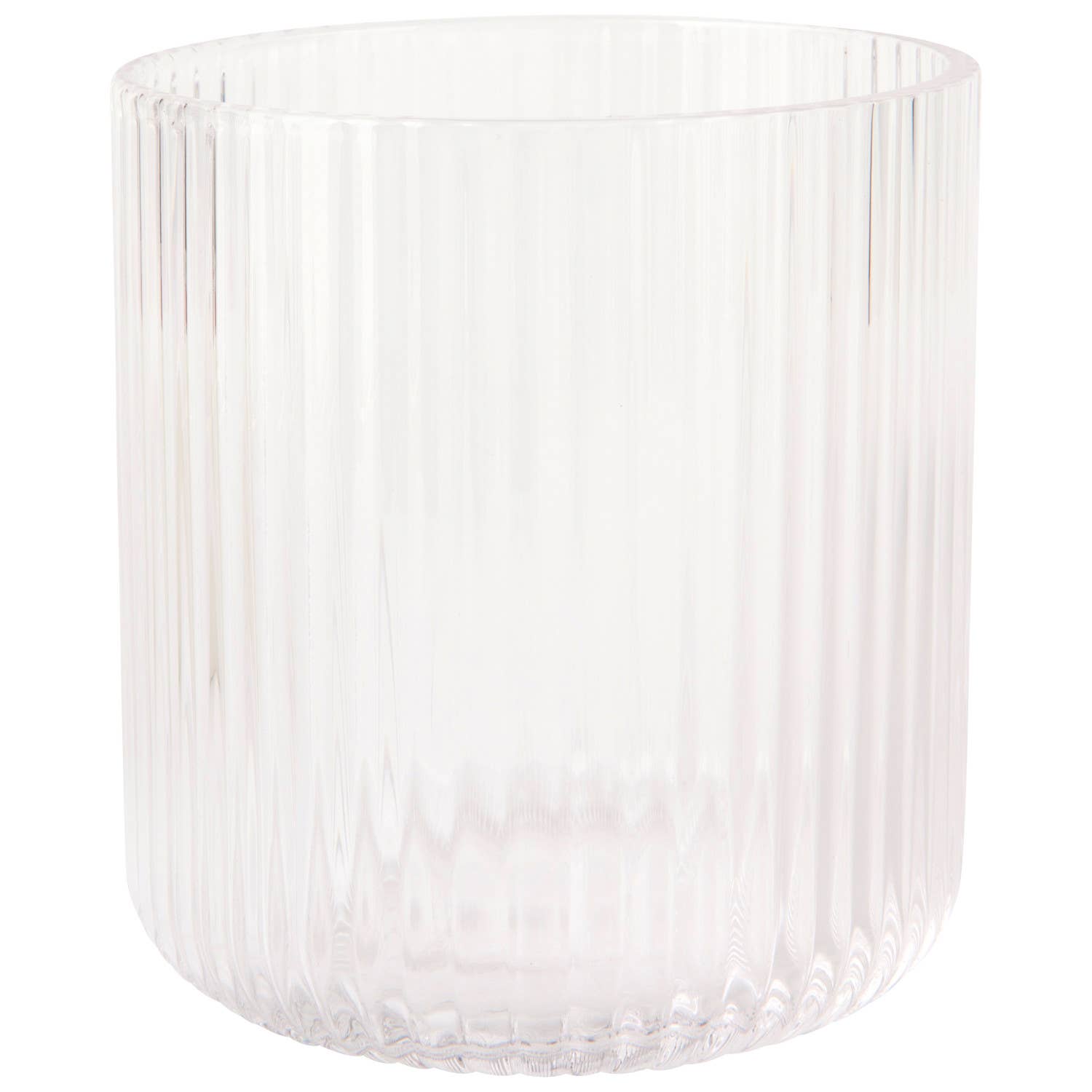 Handblown Fluted Glass Tumbler 12oz