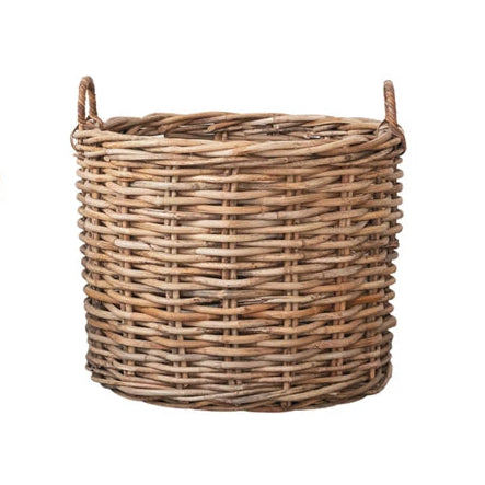 Basket Woven Rattan w Handles Natural - Extra Large