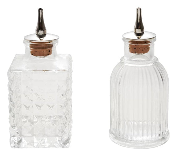 Pressed Glass Bitters Bottle (2 styles)