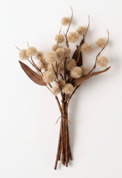 Fall Thistle Leaf Bush Beige