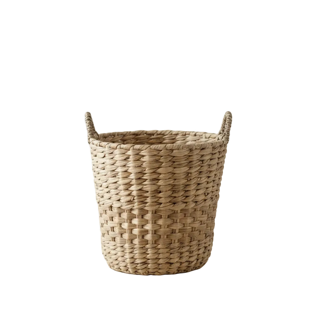 Natural Straw Basket with Handles