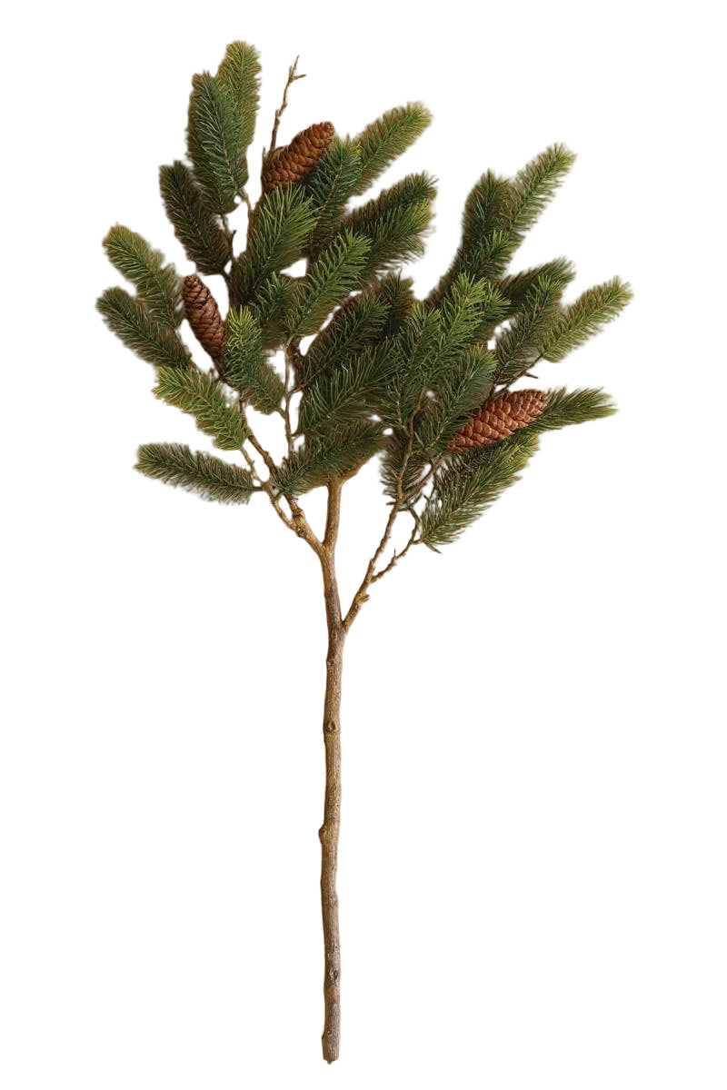 FIR SPRAY PINE CONES 42"