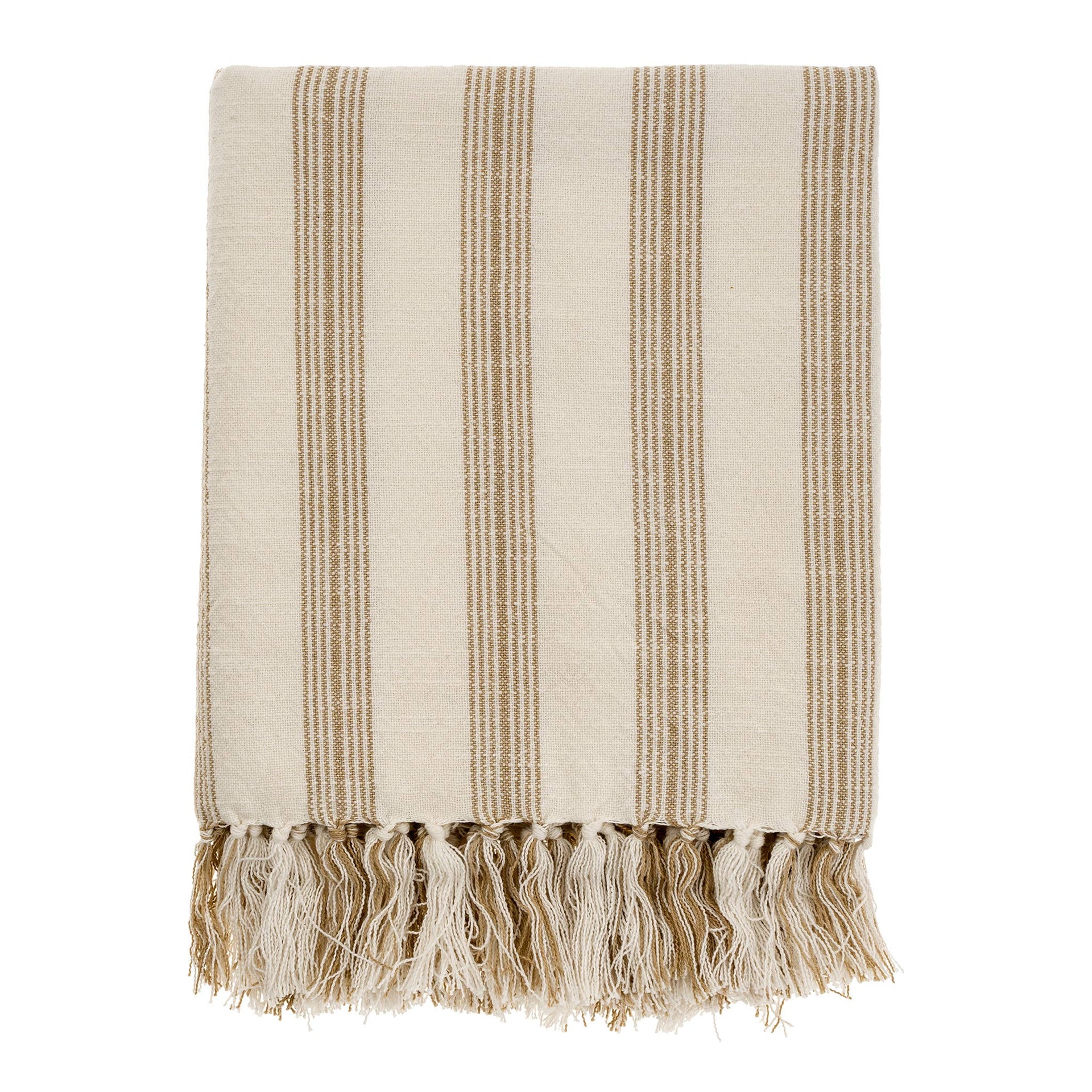 100% Cotton Bath Towel French Stripe Warm Sand