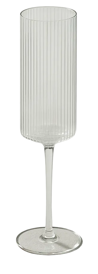 Ribbed Champagne Glass 7oz