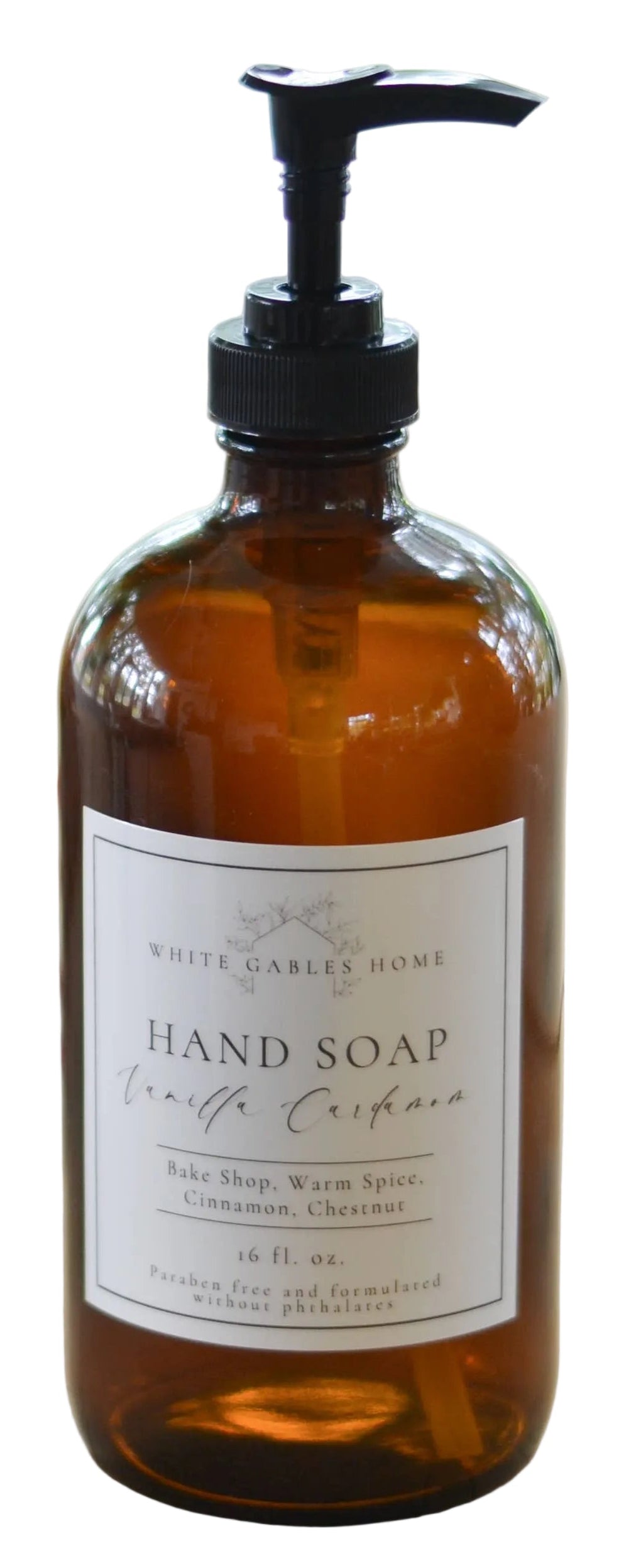Vanilla Cardamom Hand Soap Glass Jar