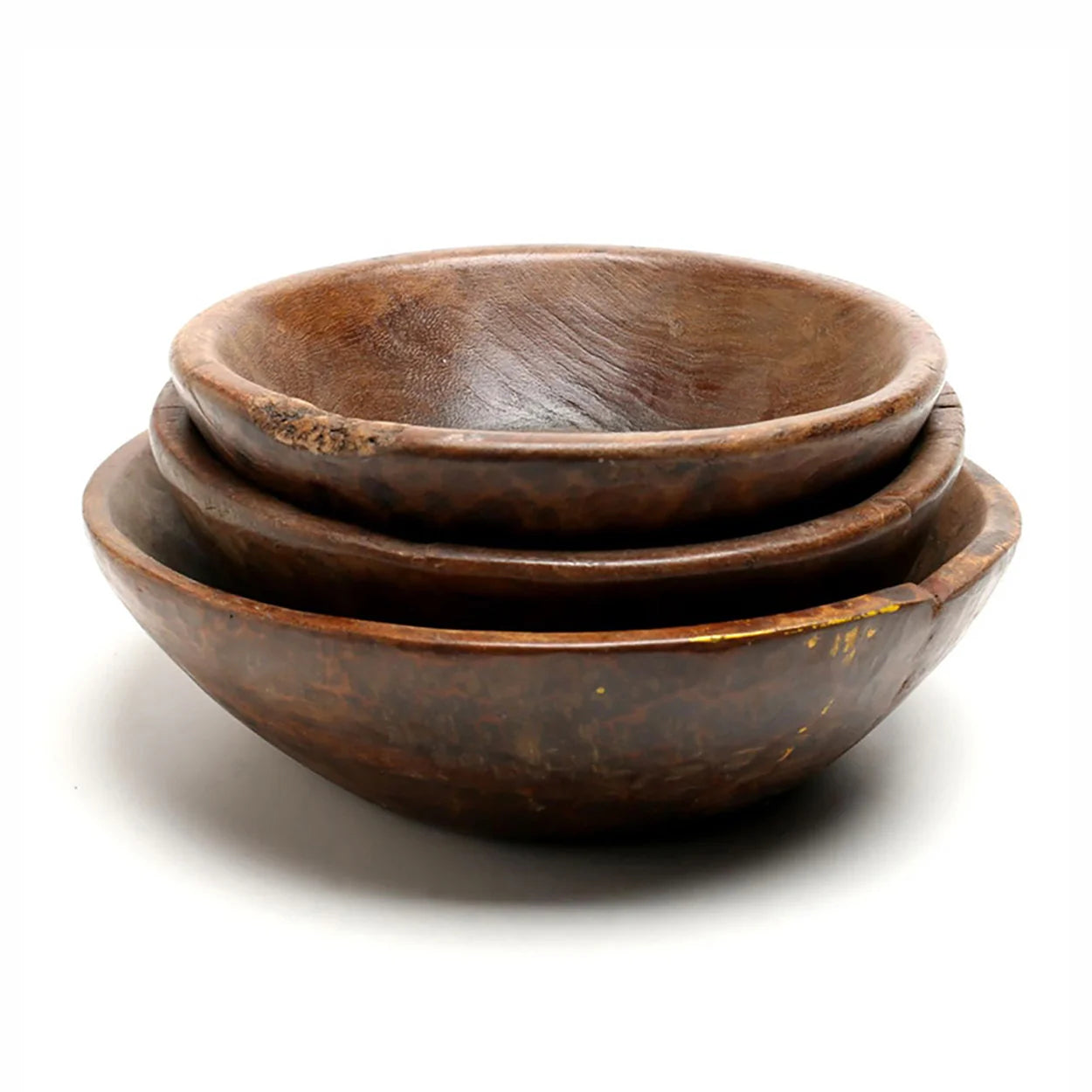 Handcrafted Teak Wood Bowl Large